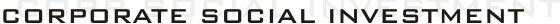 corporate social investment